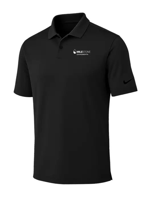 Nike Black Dri-FIT Vapor Polo w/Milestone Environmental Logo