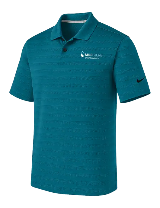 Nike Sapphire Blue Dri-FIT Vapor Jacquard Polo w/Milestone Environmental Logo