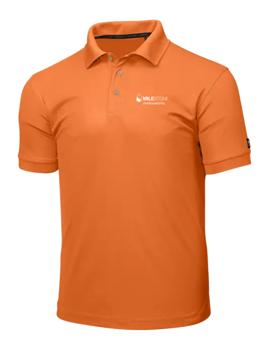 OGIO Orange Caliber 2.0 Polo w/Milestone Environmental Logo