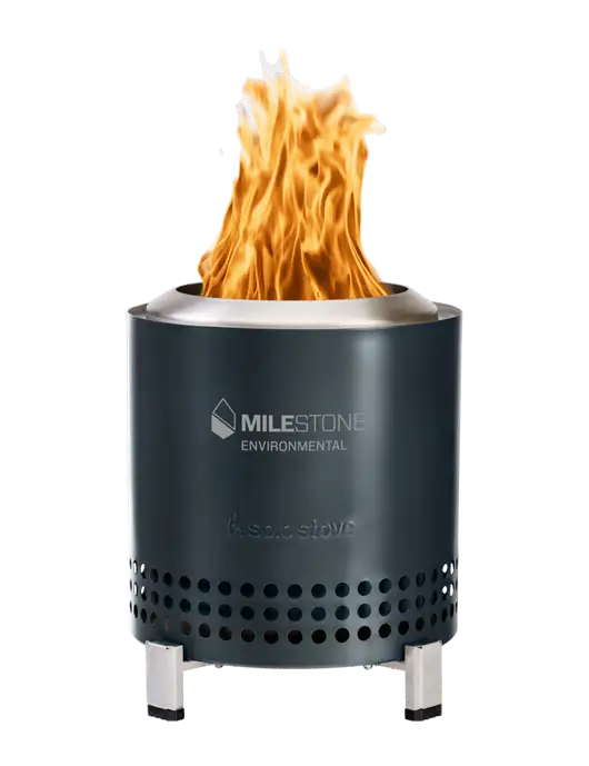Solo Stove Gunmetal Metallic Mesa XL w/Milestone Environmental Logo