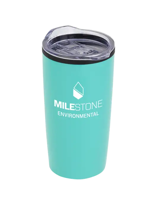 Olympus Teal 20 oz Tumbler w/Milestone Environmental Logo