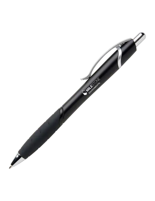 Summerhill Black Pen - Black Ink w/Milestone Environmental Logo