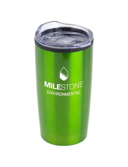 Olympus Green 20 oz Tumbler w/Milestone Environmental Logo