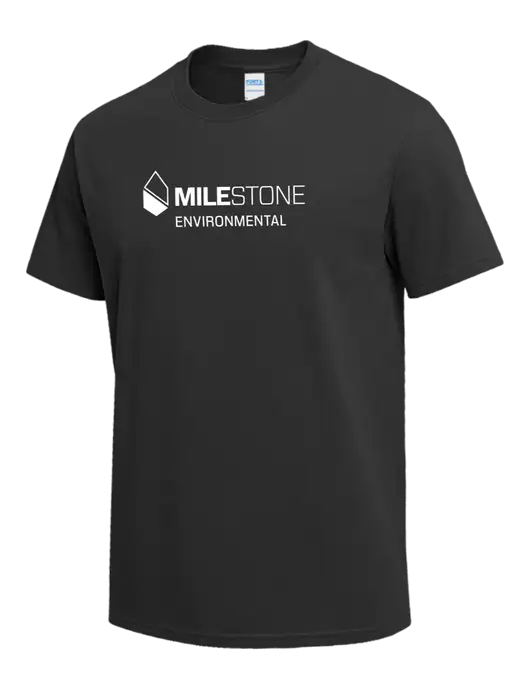 Charcoal Heavyweight 6.1 oz T-Shirt w/Milestone Environmental Logo