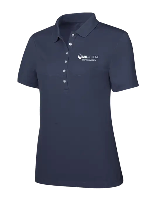 Callaway Womens Ottoman Navy Polo w/Milestone Environmental Logo