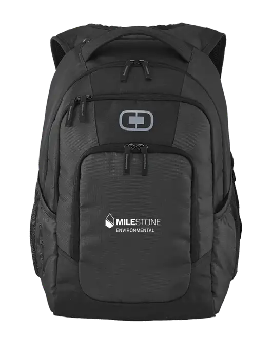 OGIO Diesel Grey Logan Laptop Backpack
 w/Milestone Environmental Logo