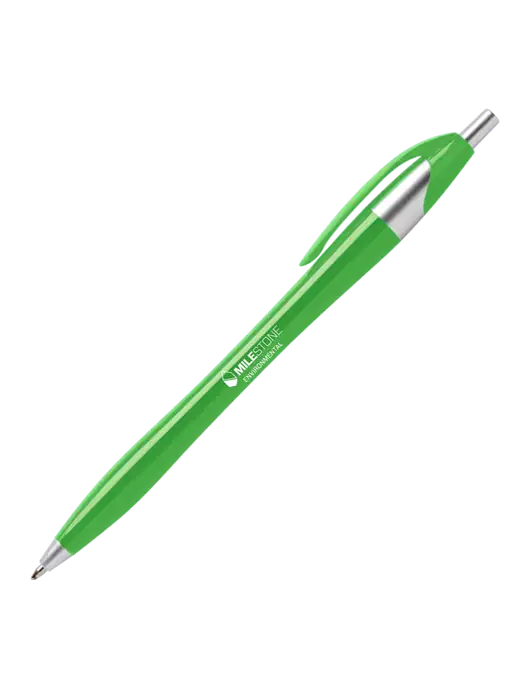 Novella Kelly Green Platinum Pen - Blue Ink w/Milestone Environmental Logo