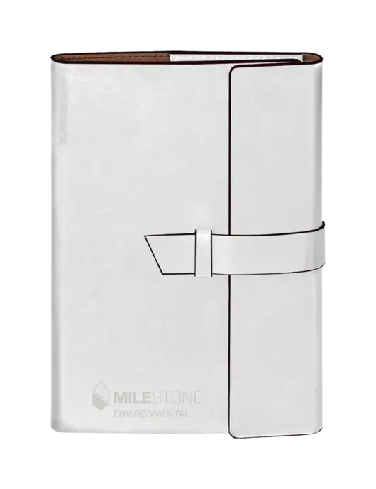 Fabrizio White 6.875 x 9.56 Portfolio w/Milestone Environmental Logo