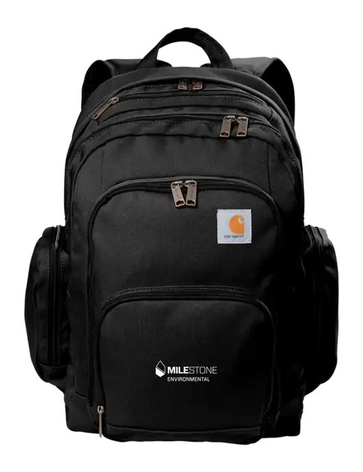 Carhartt Black Foundry Series Pro Backpack w/Milestone Environmental Logo