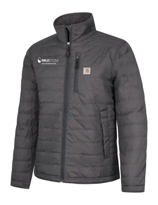 Carhartt Womens Dark Grey Gilliam Jacket w/Milestone Environmental Logo