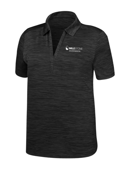 Callaway Womens Black Broken Stripe w/Milestone Environmental Logo