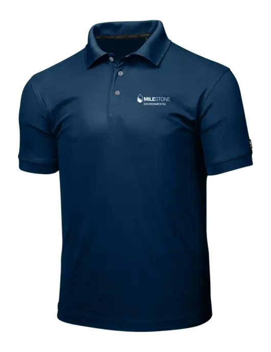 OGIO Navy Caliber 2.0 Polo w/Milestone Environmental Logo