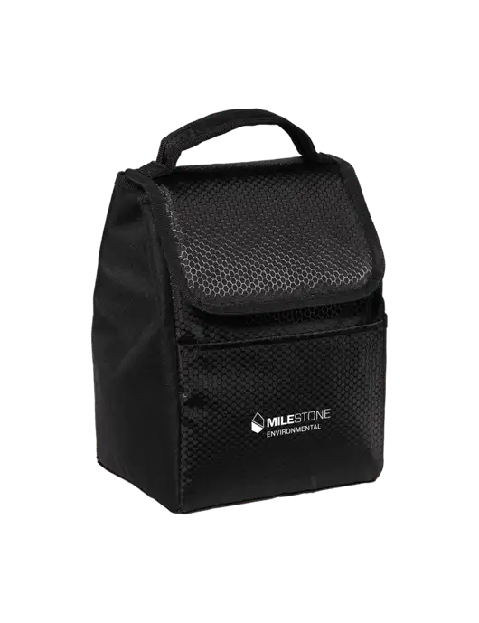 Lunch Bag Black Cooler w/Milestone Environmental Logo