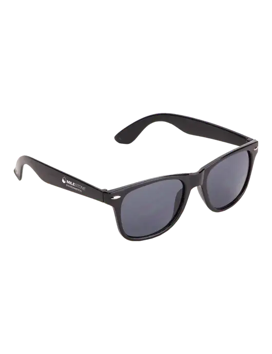 Daytona Black Sunglasses w/Milestone Environmental Logo