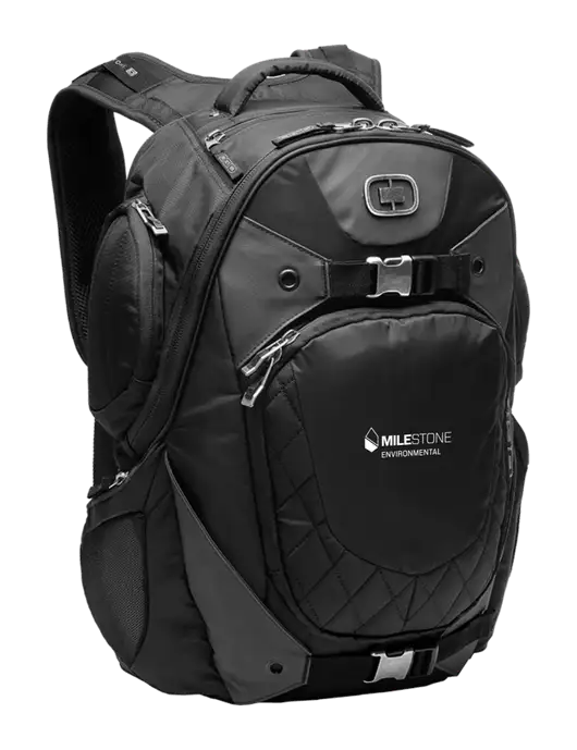OGIO Black Squadron Pack w/Milestone Environmental Logo