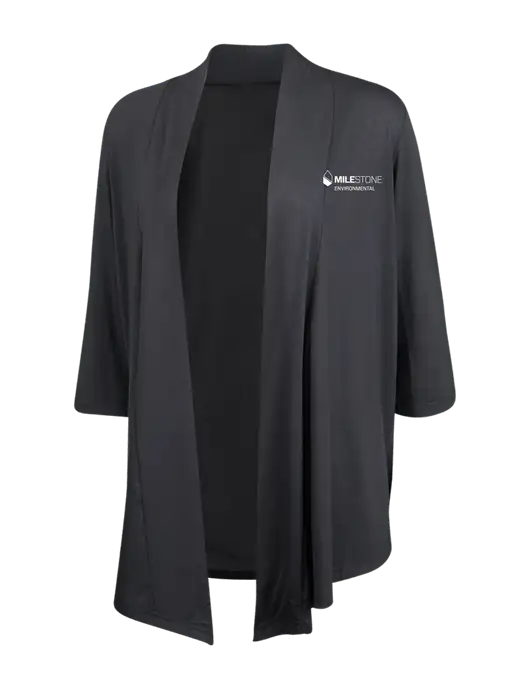Grey Smoke Womens Concept Shrug w/Milestone Environmental Logo