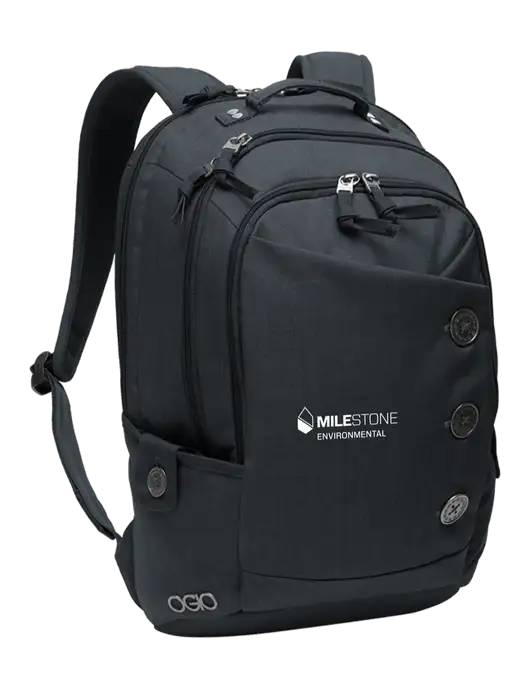 OGIO Storm Grey Ladies Melrose Pack w/Milestone Environmental Logo
