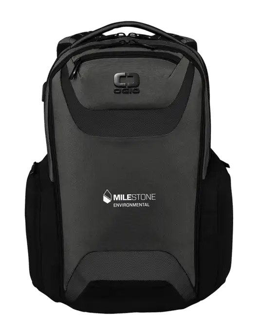 OGIO Tarmac Charcoal Connected Pack w/Milestone Environmental Logo