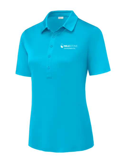 Sapphire Womens Posi-UV Pro Polo w/Milestone Environmental Logo