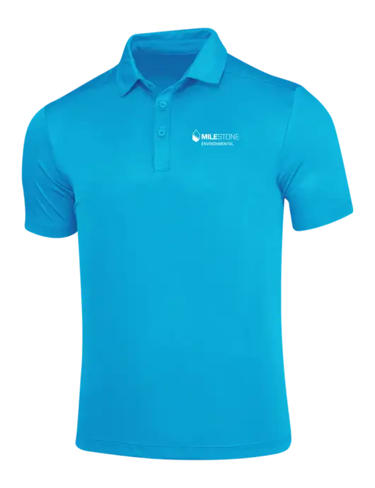Sapphire Posi-UV Pro Polo w/Milestone Environmental Logo