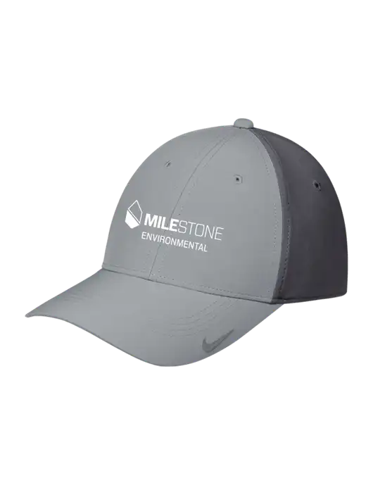 Nike Light Grey/Dark Grey Dri-FIT Legacy Cap w/Milestone Environmental Logo
