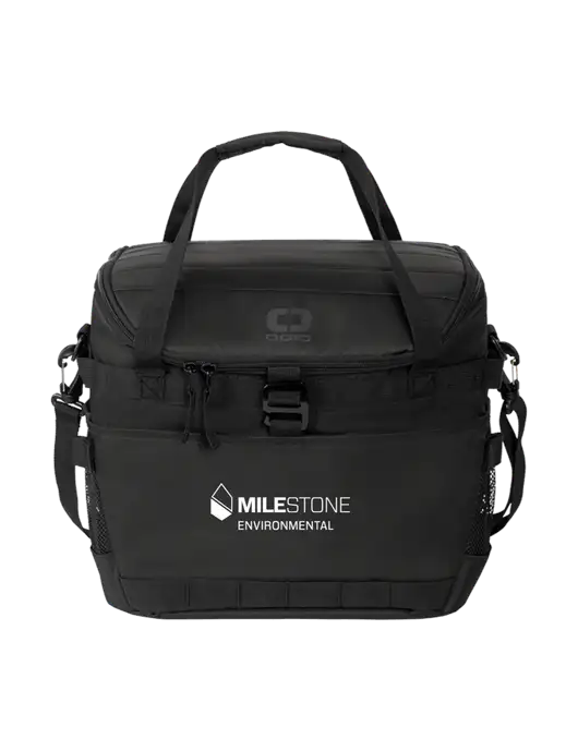 OGIO Black Sprint 24-Pack Cooler w/Milestone Environmental Logo