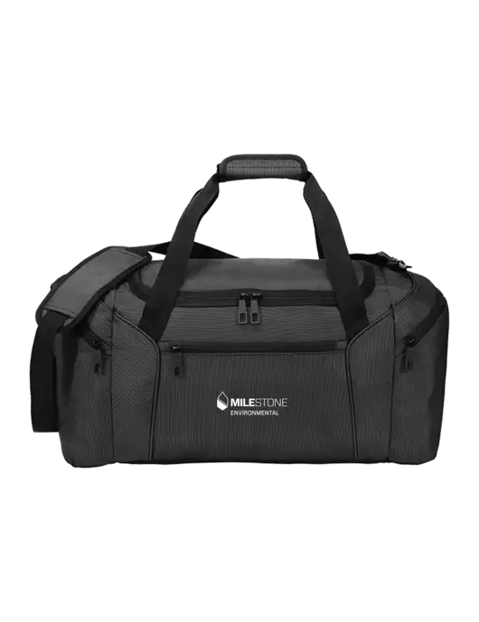 Slim & Lite Dark Grey Duffel    w/Milestone Environmental Logo