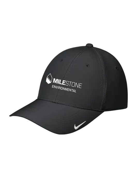 Nike Black Dri-FIT Legacy Cap w/Milestone Environmental Logo