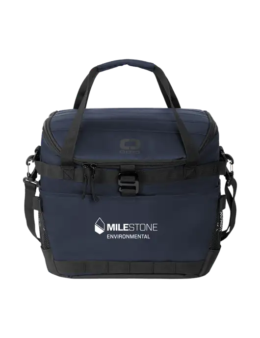 OGIO Navy Sprint 24-Pack Cooler w/Milestone Environmental Logo