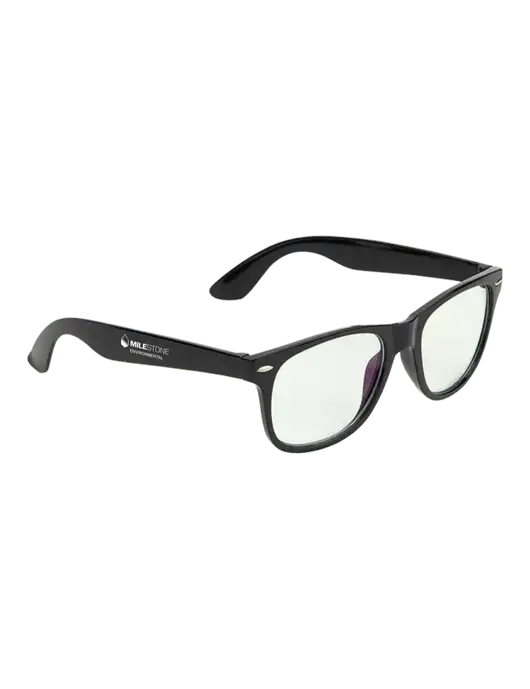 Blue Light Blocking Glasses w/Milestone Environmental Logo