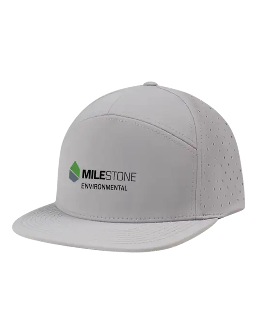 Richardson Light Grey Cannon Cap w/Milestone Environmental Logo