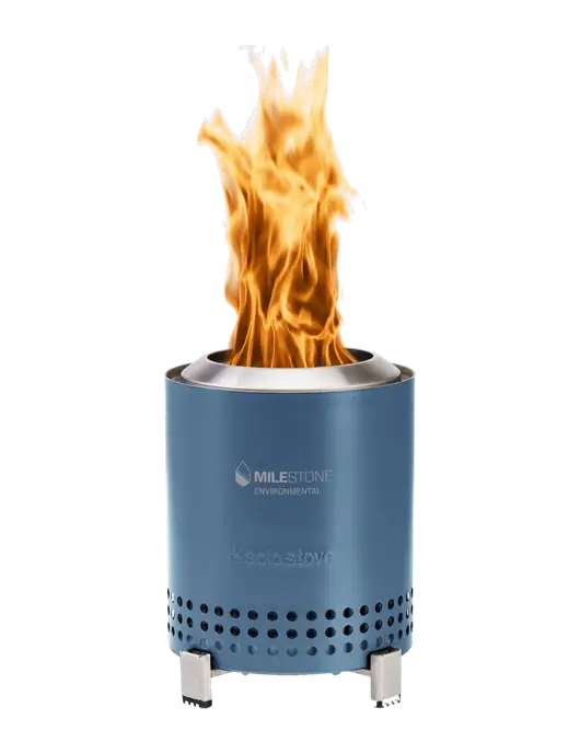 Solo Stove Light Navy Mesa  w/Milestone Environmental Logo
