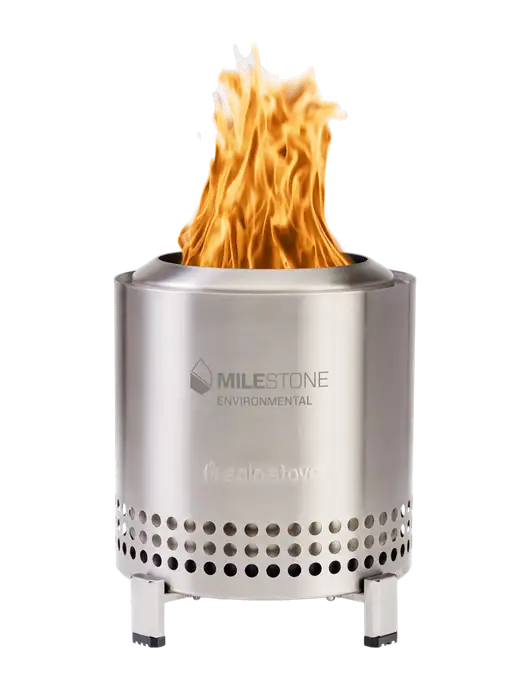 Solo Stove Stainless Steel Mesa XL w/Milestone Environmental Logo