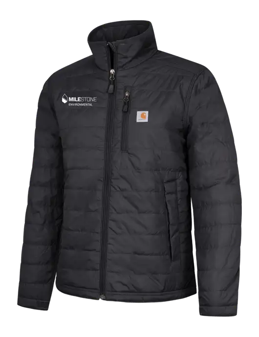 Carhartt Womens Black Gilliam Jacket w/Milestone Environmental Logo