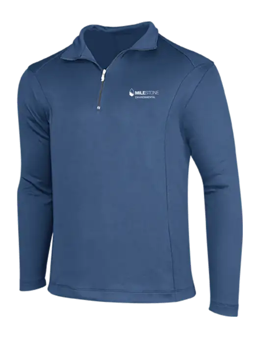 NIKE Navy Sport Cover-Up w/Milestone Environmental Logo