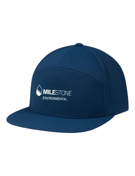 Richardson Light Navy Cannon Cap w/Milestone Environmental Logo