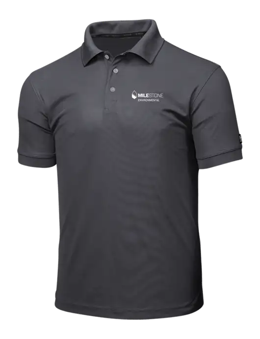 OGIO Charcoal Grey Caliber 2.0 Polo w/Milestone Environmental Logo