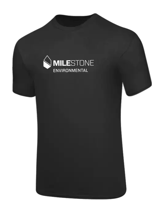 Core Blend Charcoal Grey T-Shirt w/Milestone Environmental Logo