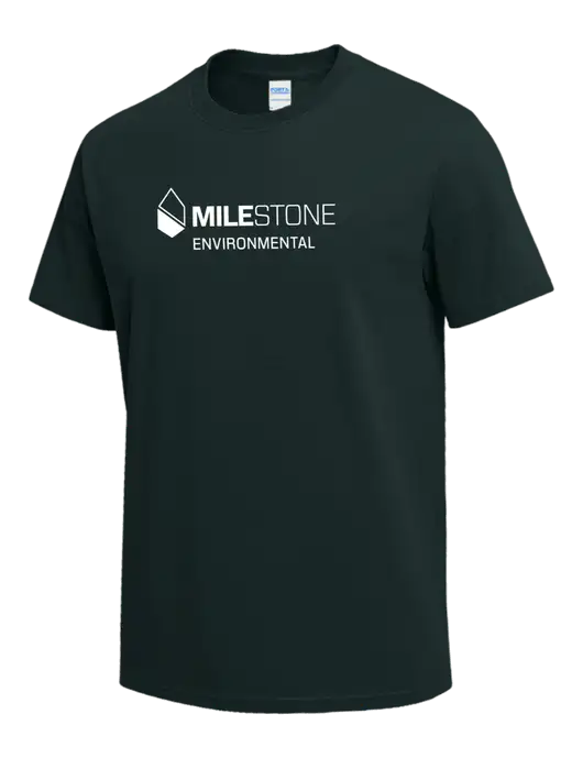 Dark Green Heavyweight 6.1 oz T-Shirt w/Milestone Environmental Logo