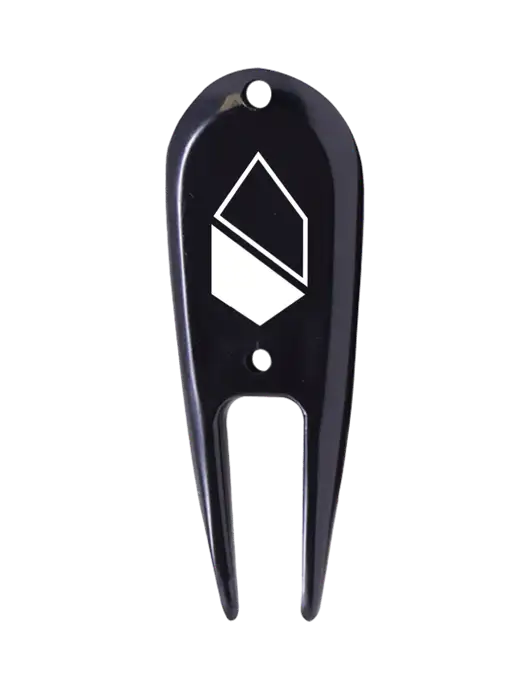 Black Divot Tool w/Milestone Icon Logo