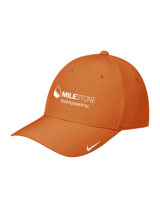 Nike Burnt Orange Dri-FIT Legacy Cap w/Milestone Environmental Logo