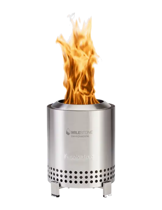 Solo Stove Stainless Steel Mesa  w/Milestone Environmental Logo