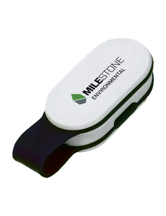 Magna Clip Black Personal Safety Light w/Milestone Environmental Logo