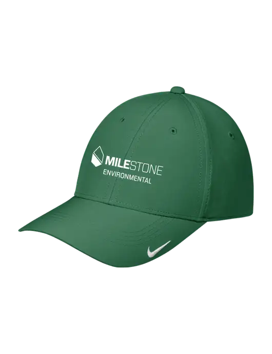 Nike Dark Green Dri-FIT Legacy Cap w/Milestone Environmental Logo