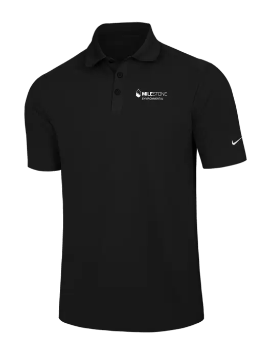 Nike Black Dri-FIT Classic Polo w/Milestone Environmental Logo