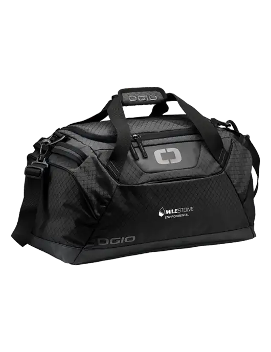 OGIO Black Catalyst Duffle
 w/Milestone Environmental Logo