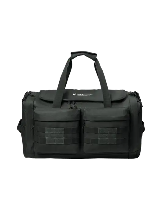 CornerStone Charcoal Grey Tactical Duffel w/Milestone Environmental Logo