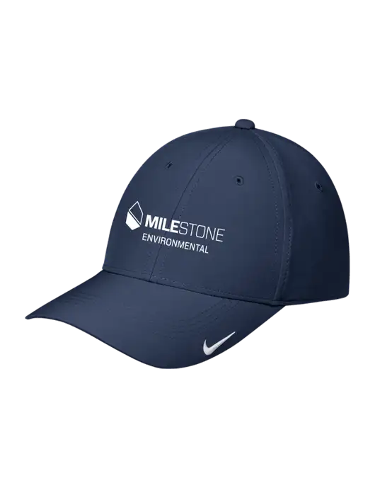 Nike Navy Dri-FIT Legacy Cap w/Milestone Environmental Logo