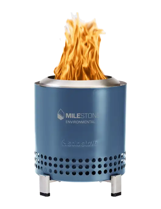 Solo Stove Light Navy Mesa XL w/Milestone Environmental Logo