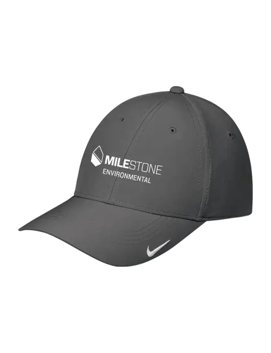 Nike Dark Grey Dri-FIT Legacy Cap w/Milestone Environmental Logo